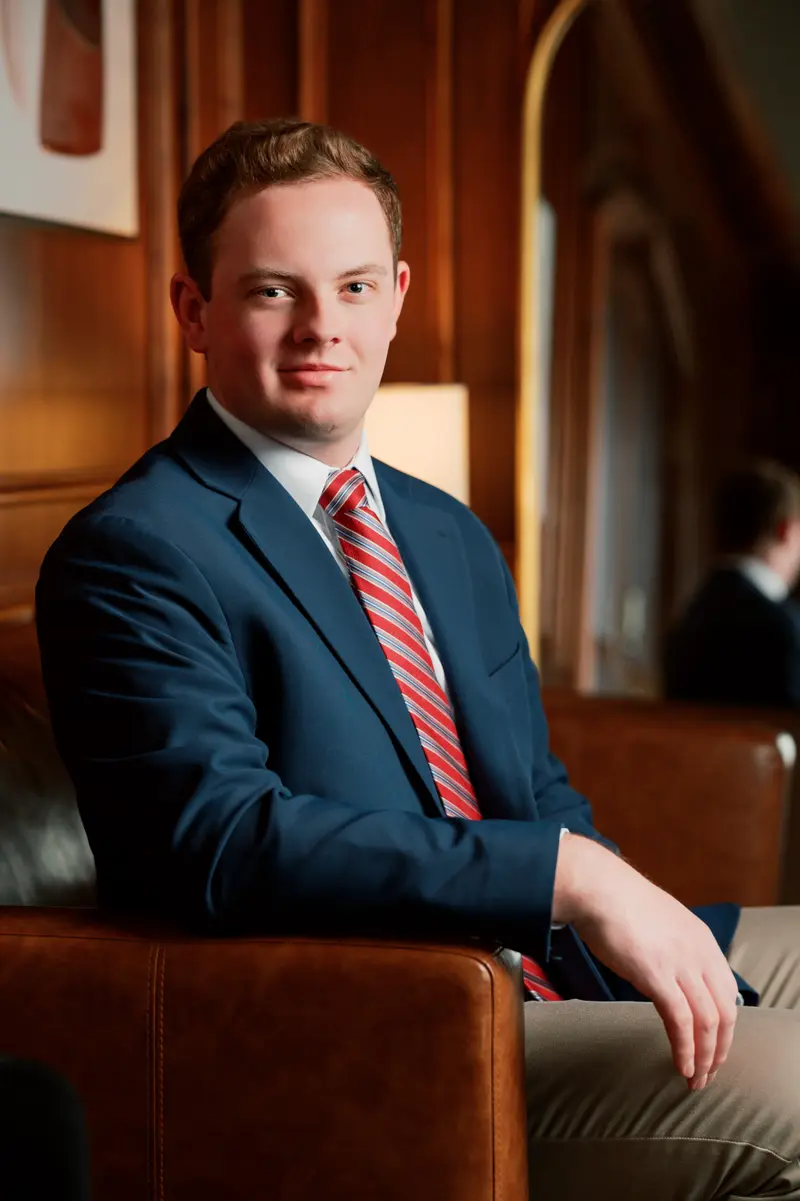 Character portrait with polished presence