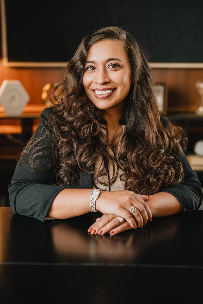 Editorial portrait with intentional styling